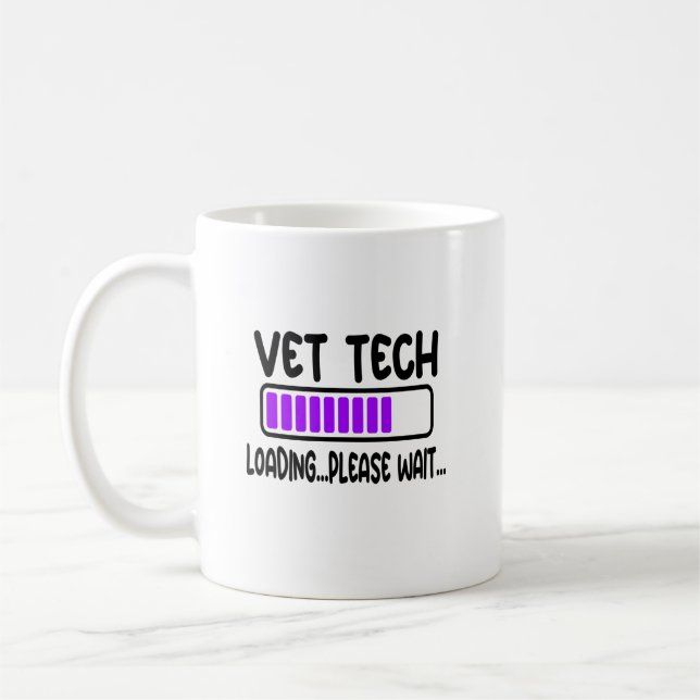 Vet Tech Student Veterinary Technician School Gift Kaffemugg (Vänster)