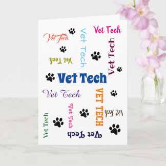 Vet Tech Studenten Card-2 Kort