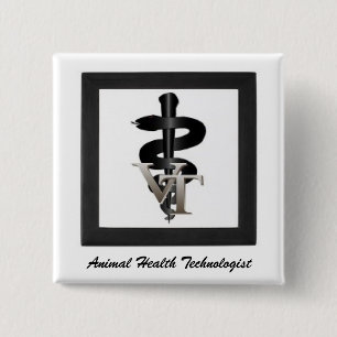 Vet-tech-symbol, Animal Health Technolog Knapp