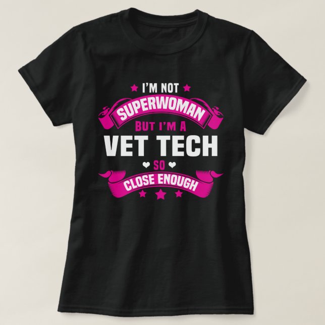 Vet tech t shirt (Design framsida)