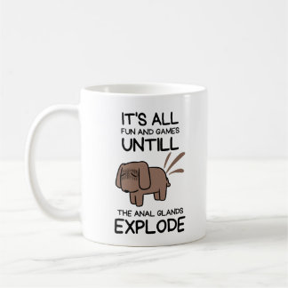 Vet Tech Veterinarian Anal Glands Explode Vet Tech Kaffemugg