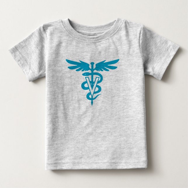 Vet Tech - veterinärsymbol T-shirt (Framsida)