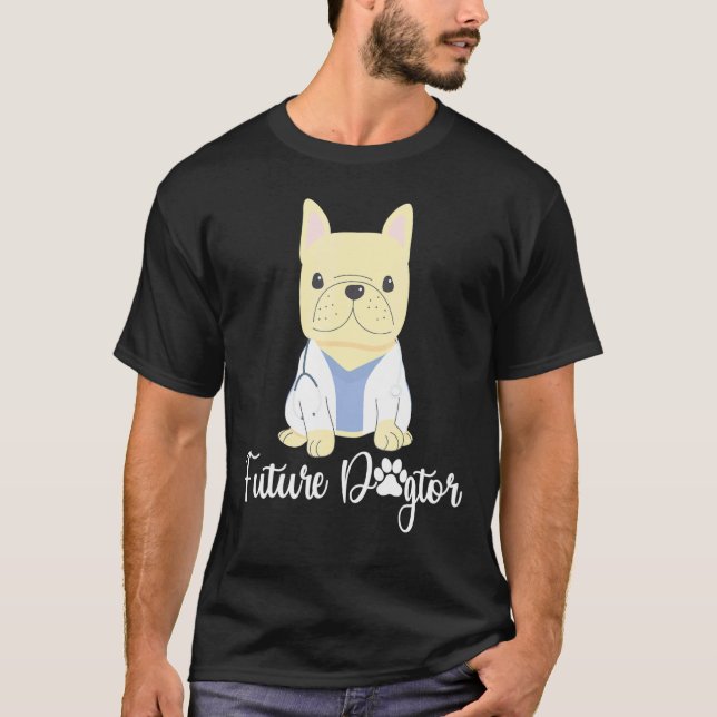 Vet Tech Veterinary Future Dogtor Veterinarian Ani T Shirt (Framsida)