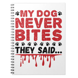 Vet Tech Veterinary My Hund aldrig Bitor som de ti Anteckningsbok