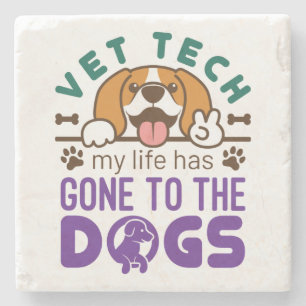 Vet Tech Veterinary Technician Life Borta till Hun Stenunderlägg
