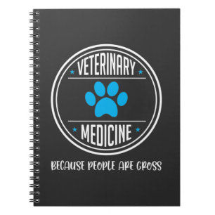 Vet Tech Veterinary Veterinarian Rädding Anteckningsbok