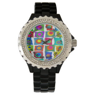 Vet Tech Watch Funky Abstract Design Armbandsur