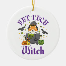 Vet Tech Witch Veterinärtekniker Halloween