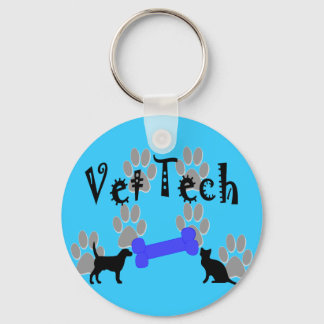 Vet TECH With Dog Bone Nyckelring