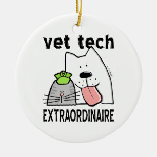 vet+techvet+tech+gåvavet+tech+utrusta veterinär- julgransprydnad keramik