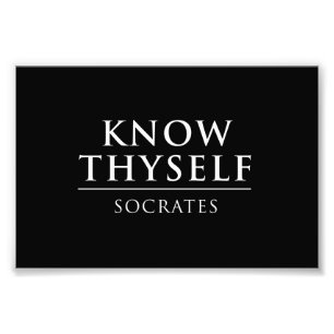 Vet Thyself - Socrates Fototryck