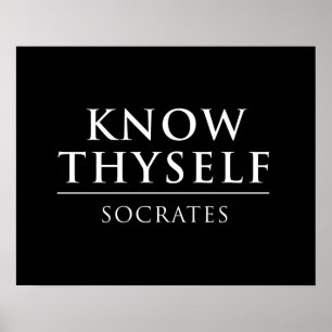 Vet Thyself - Socrates Poster