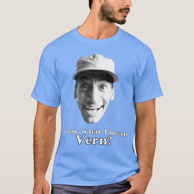 Vet vad jag menar Vern retro T Shirt (Framsida)