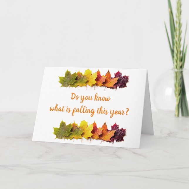 VET VAD SOM PÅGÅR I ÅR...INTE DIN ÅLDER! KORT (Framsida)