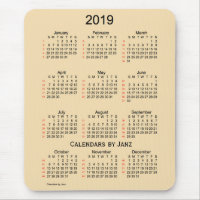 Vete 2019 52 vecka kalender vid Janz
