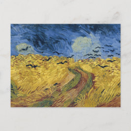 Vete fält med kråkor av Vincent Van Gogh vykort