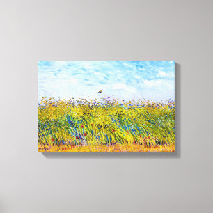 Vete Fält med stor vikt av Vincent Van Gogh Canvastryck