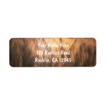 Vete fält Rustik Land Bröllopsinbjudan