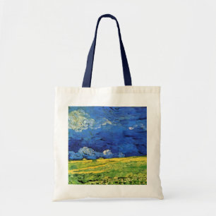 Vete fält under molnig himmel av Vincent van Gogh Tygkasse