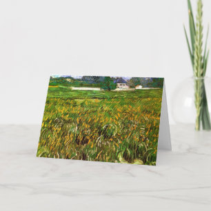 Vete fält vid Auvers av Vincent van Gogh Kort