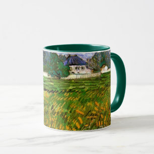 Vete fält vid Auvers av Vincent van Gogh Mugg
