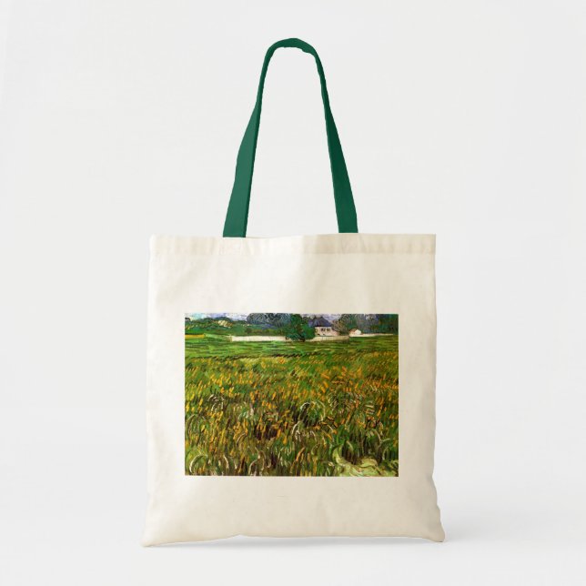 Vete fält vid Auvers av Vincent van Gogh Tygkasse (Framsidan)