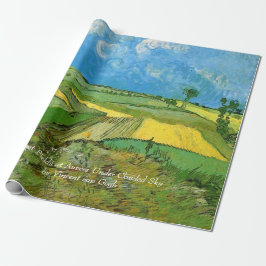 Vete fält vid Auvers under mulen himmel, Van Gogh Presentpapper