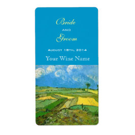 Vete Fält vin-etiketter Fraktsedel