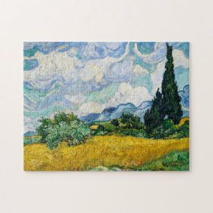 Vete Fält Vincent van Gogh Mästerverk Målning Pussel