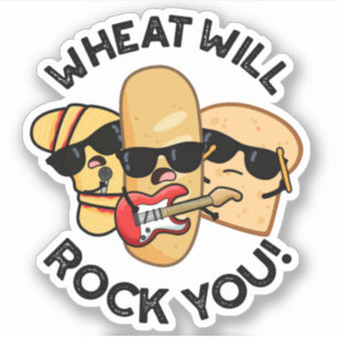 Vete Kommer Att Rocka Dig Roliga Mat Puns Klistermärken