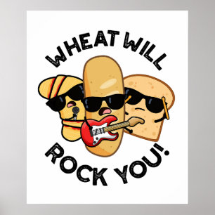 Vete Kommer Att Rocka Dig Roliga Mat Puns Poster