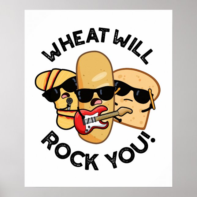 Vete Kommer Att Rocka Dig Roliga Mat Puns Poster (Framsidan)