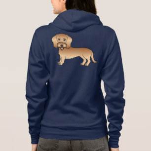 Vete Råhårig Dachshund Söt Tecknad Hund T Shirt