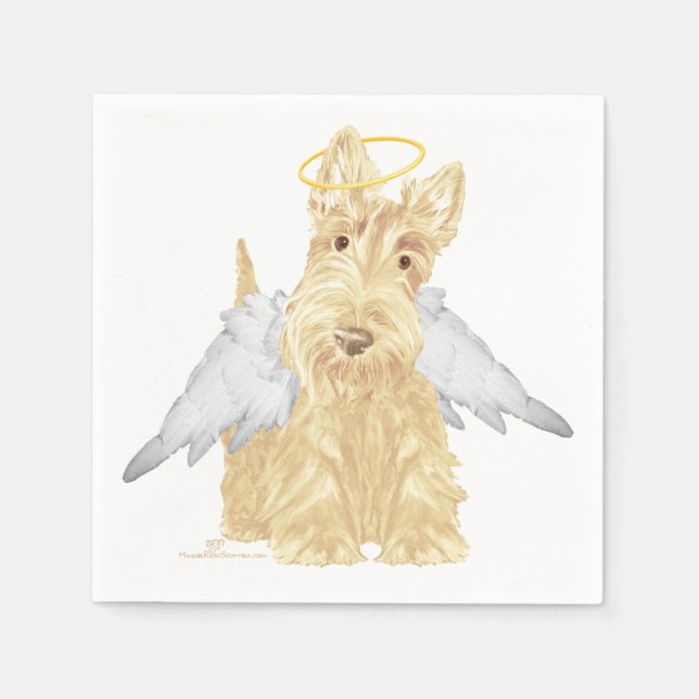 Vete Scottie Ängel Pappersservett (Framsidan)