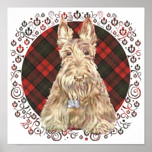 Vete Scottie Tartan Poster