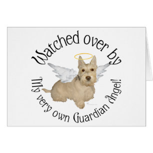 Vete Scottish Terrier Änglar Hälsningskort