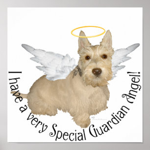 Vete Scottish Terrier Änglar Poster