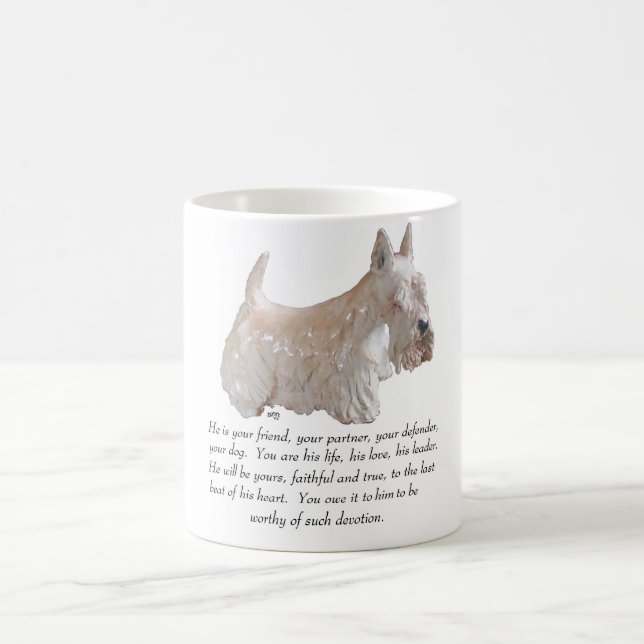 Vete Scottish Terrier - HANE Hund Kaffemugg (Center)