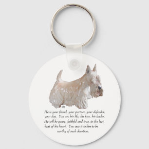 Vete Scottish Terrier - HANE Hund Nyckelring