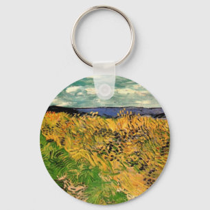 Veteåker med kornblommor av Vincent van Gogh Nyckelring