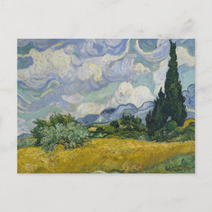 Veteält med cypresser, Oljemålning, Van Gogh Vykort