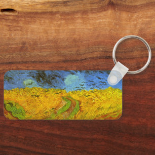 Veteält med kråkor av Vincent van Gogh Nyckelring
