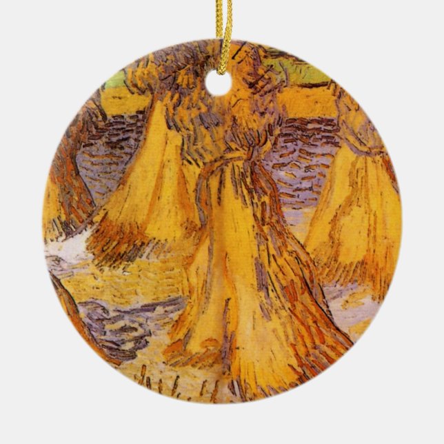 Veteax av Vincent van Gogh Julgransprydnad Keramik (Framsidan)