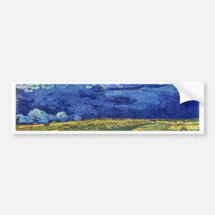 Vetefält under fördunklad himmel av Vincent Van Bildekal