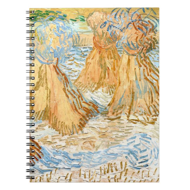 Vetegrottor (1890) Vincent Van Gogh spiral Anteckningsbok (Framsidan)