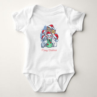 Vêtements Pour Bébé Merry Christmas Noël  T Shirt