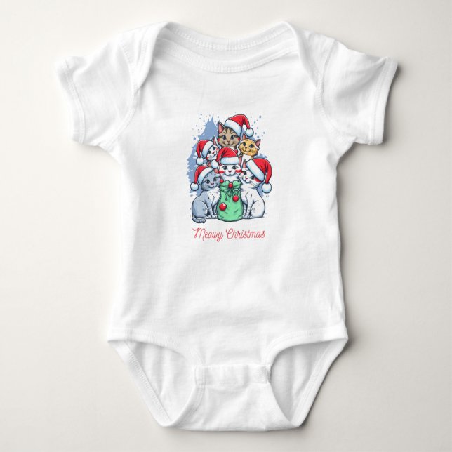 Vêtements Pour Bébé Merry Christmas Noël  T Shirt (Framsida)