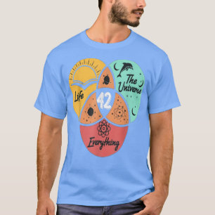Vetenskap 42 svaret på livet för hela världen och t shirt