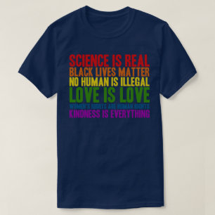 Vetenskap är den verkliga svart skjortan för t shirt