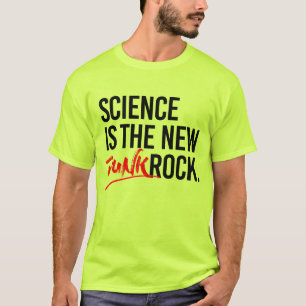 VETENSKAP ÄR DET NYA STRAFFET STEN T SHIRT